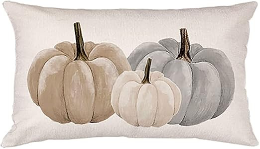 axsl Fall Throw Pillow Cover Fall Pumpkins Pillow Cover Fall Pillow Covers 18x18 inch Cushion Cov... | Amazon (US)