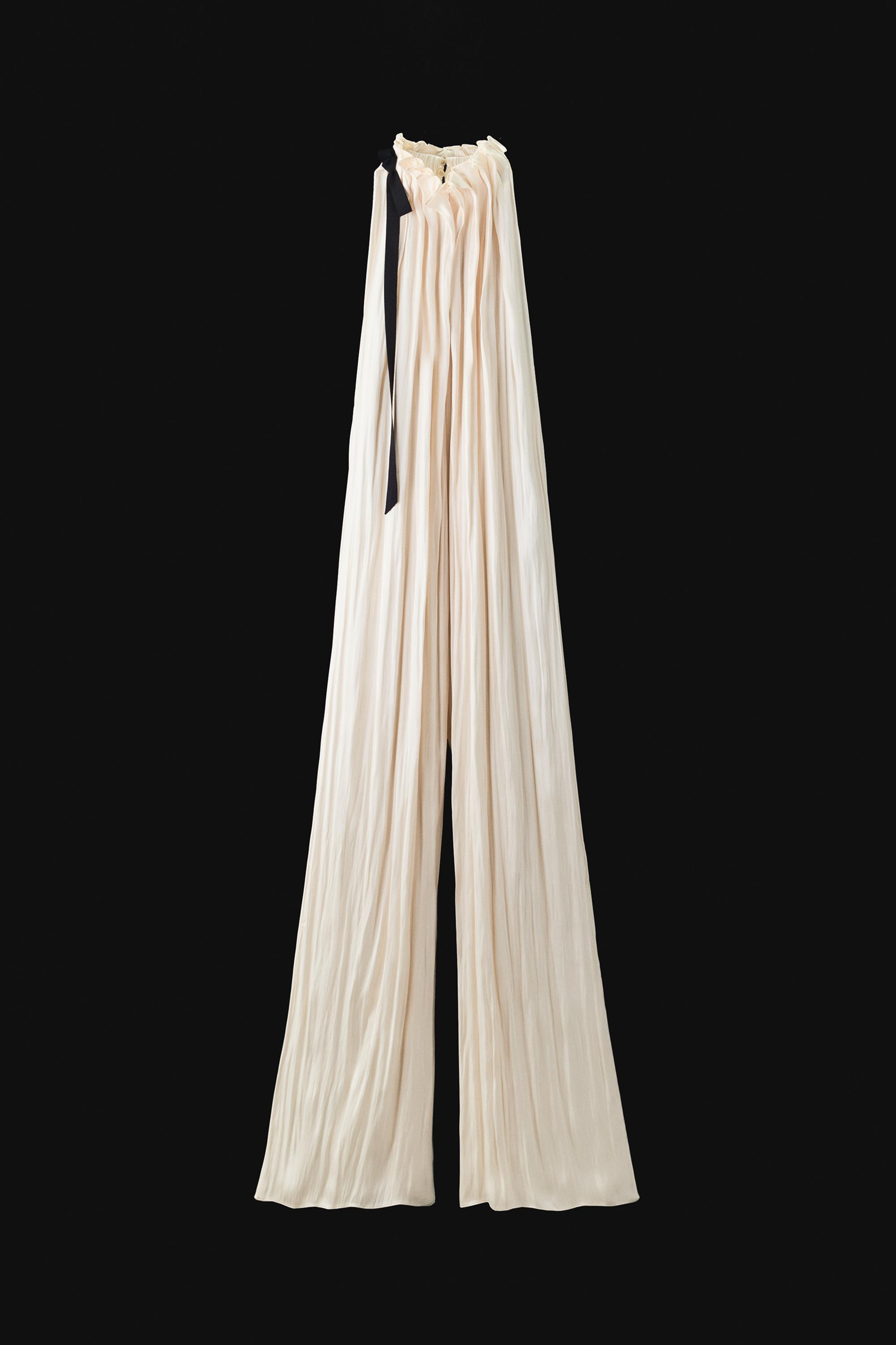 ZW COLLECTION SATIN JUMPSUIT WITH BOW | Zara UK