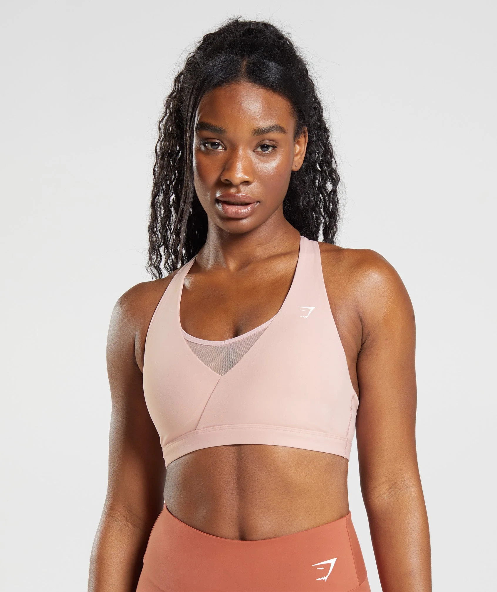 Gymshark Crossover Sports Bra - Scandi Pink | Gymshark US
