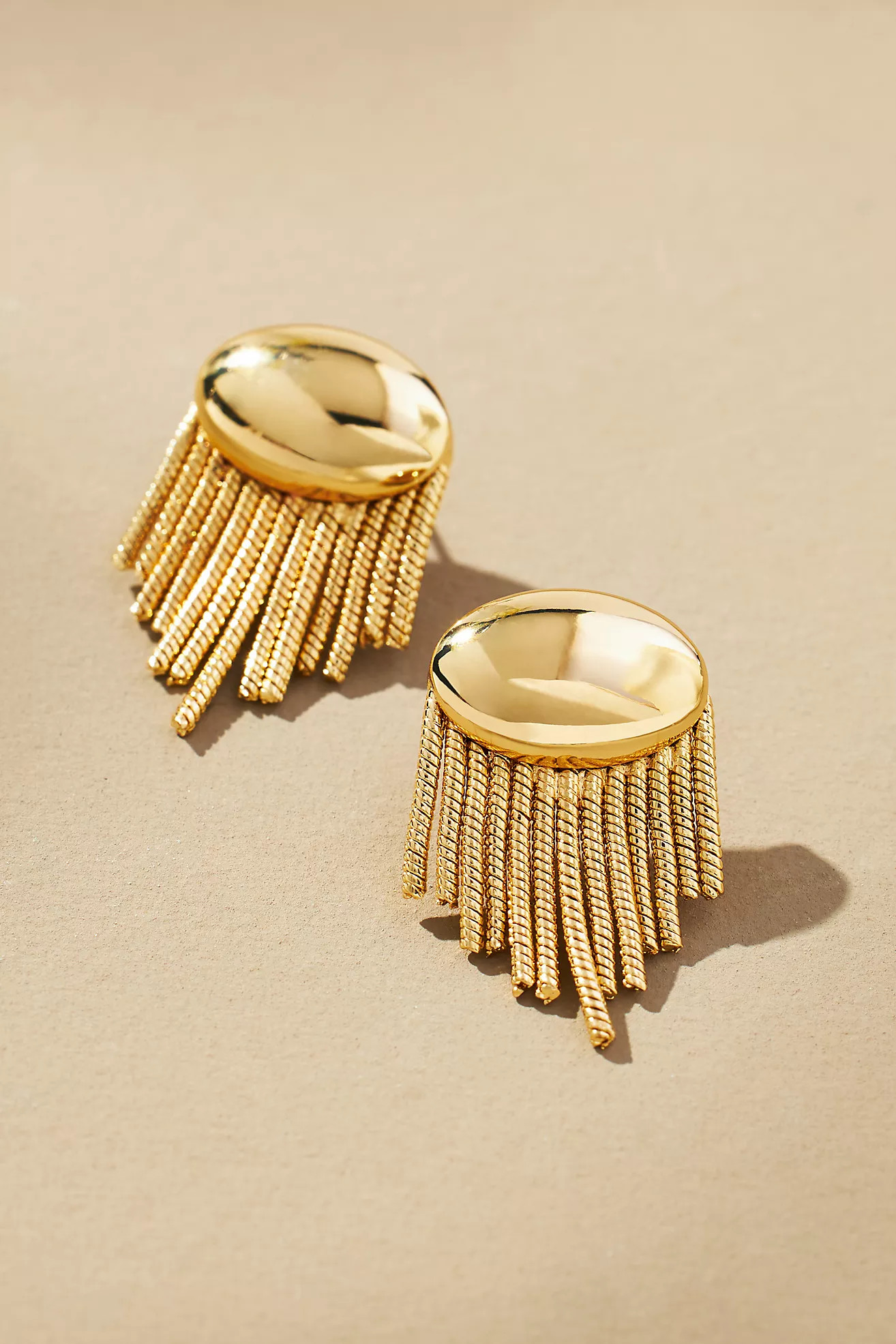 BaubleBar Tassel Drop Post Earrings | Anthropologie (US)