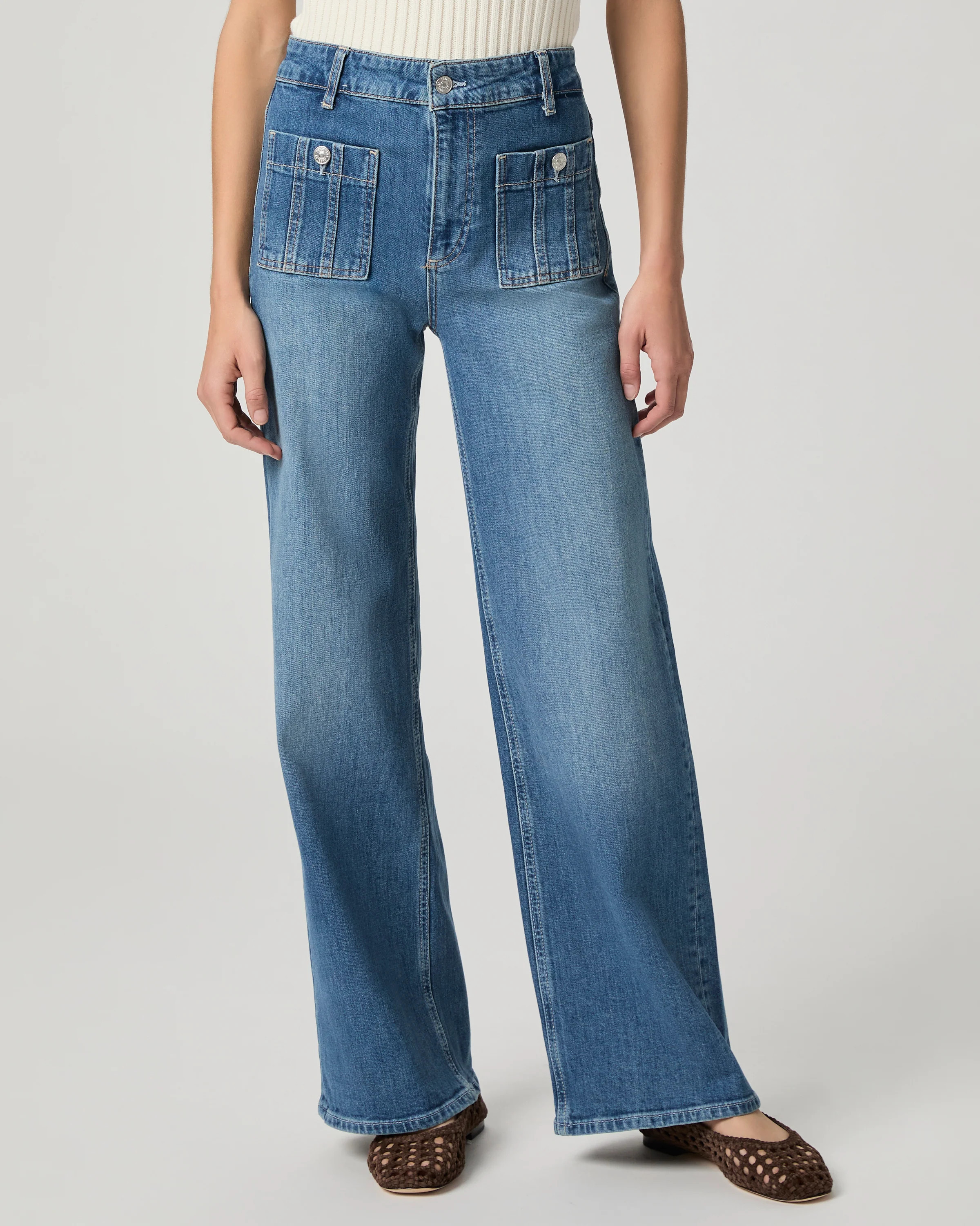 Anessa 31" Wide Leg Jean | Paige