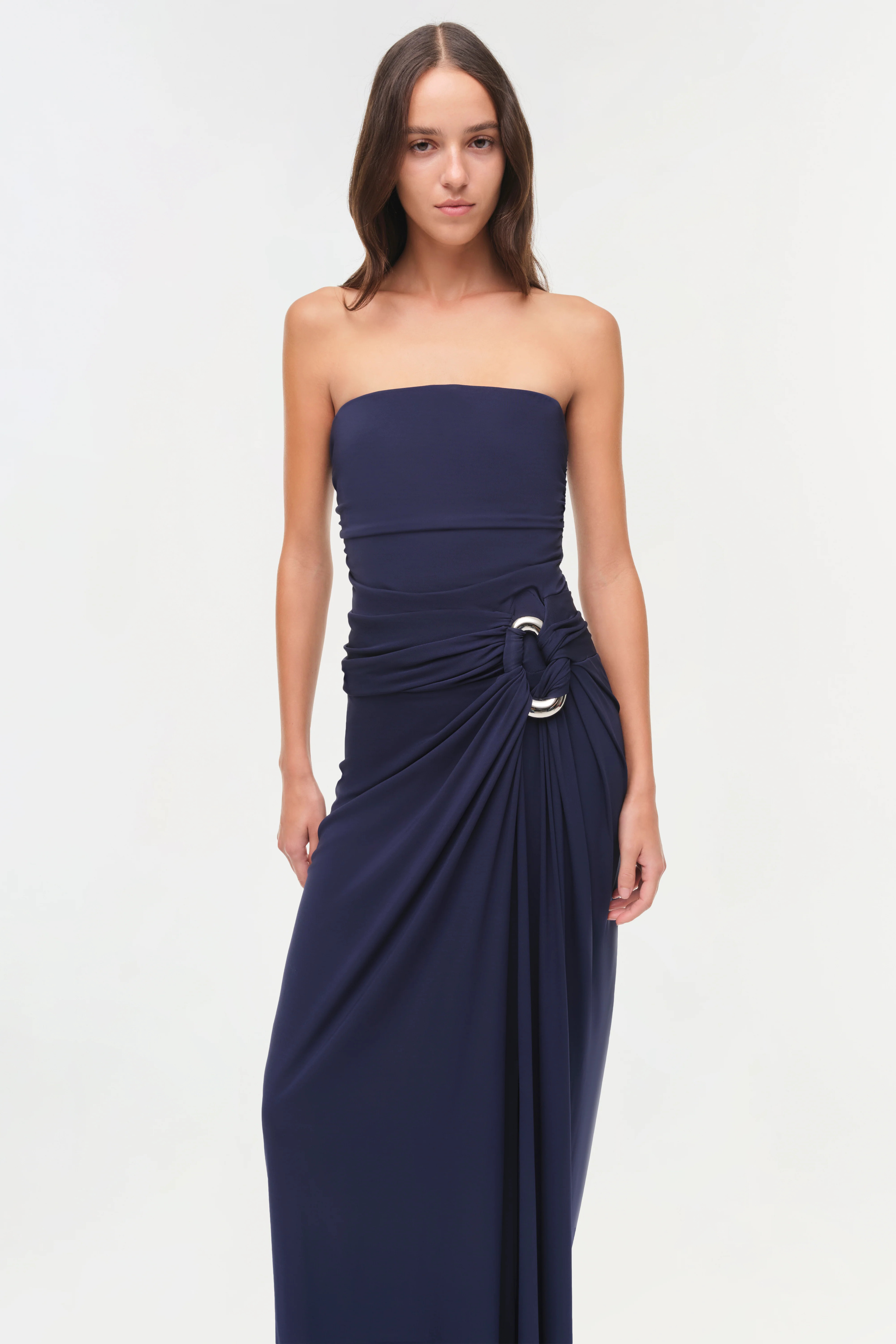 Emma Strapless Jersey Gown | Simkhai