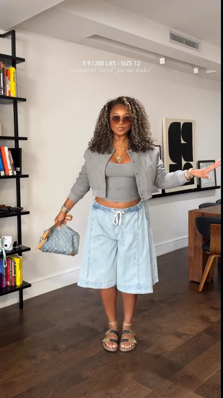 headed to the Hamptons for a family weekend! Love this comfy look. 5’9 200 lbs and these Culottes are so perfect. I sized up to XL for oversized but large fits me perfectly too! And medium tops!

#LTKfindsunder100 #LTKmidsize #LTKstyletip