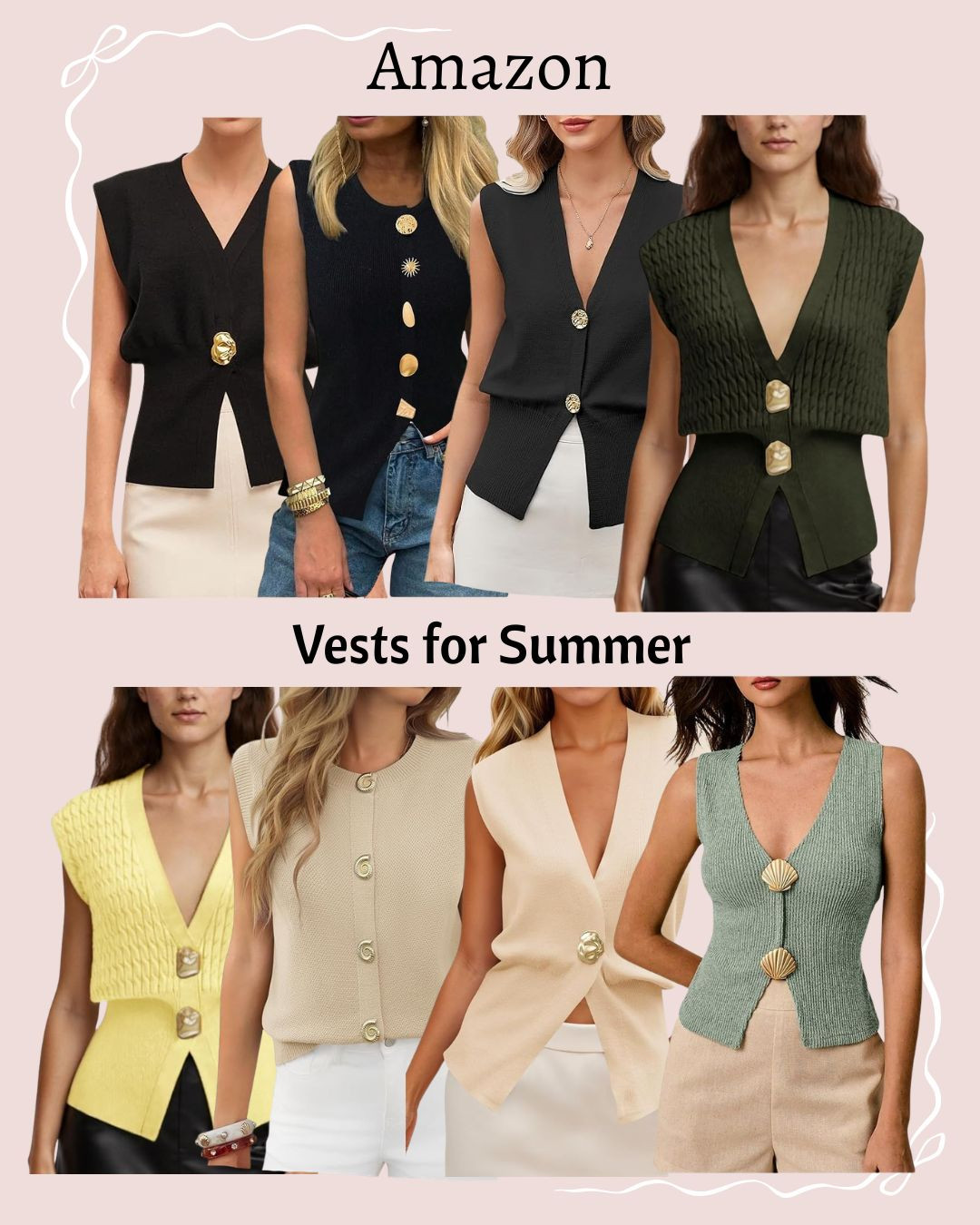 These vests are so cute and I love the buttons! 

 #LTKSaleAlert #LTKWorkwear #LTKTravel