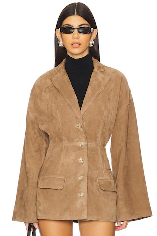 Salta Suede Jacket in Tan | Revolve Clothing (Global)