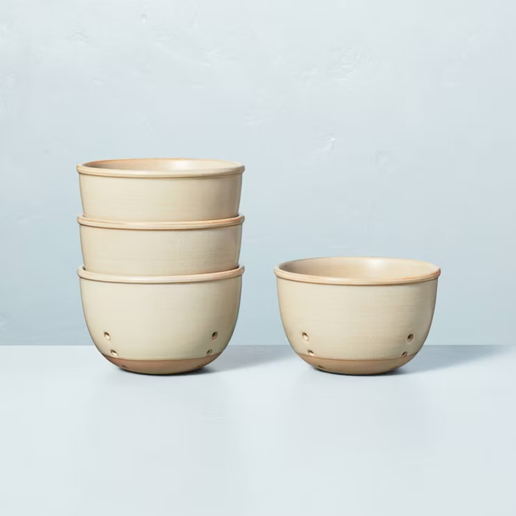 Mini Stoneware Berry Bowl Taupe/Clay - Hearth & Hand™ with Magnolia | Target