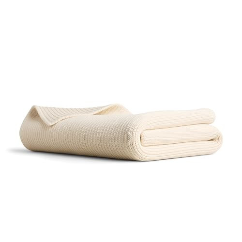 Preston Lane Greenwich Weighted Blanket 15 lbs – 100% European Cotton, Made in Portugal – Soft, Breathable & Chemical-Free Weighted Throw Blanket for Adults, Sofa or Bed | Amazon (US)