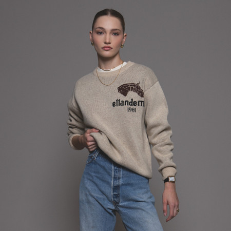 Stable Jacquard Knit Sweater | EllandEmm