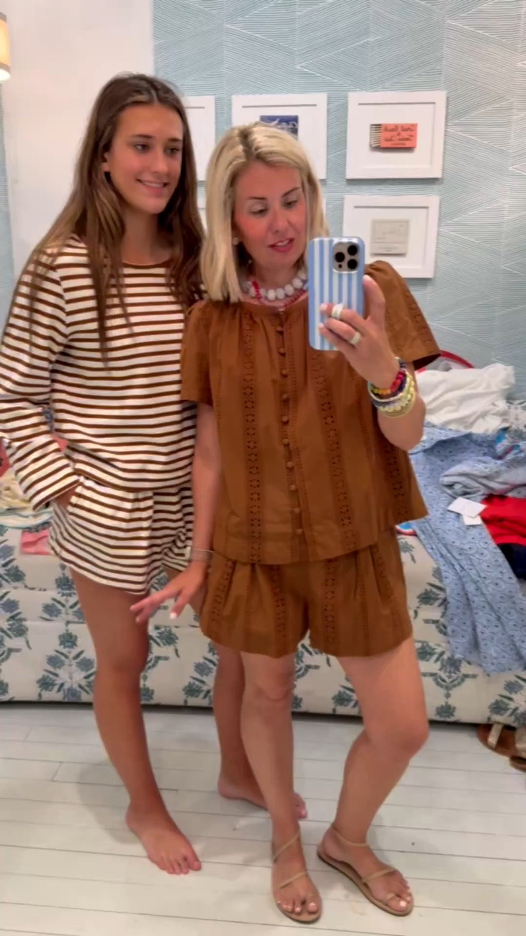 The daywear & loungewear collections from Lake are so good!! The details and pleats instantly elevate these sets. We are both in smalls. 

 *Use my code Catherine20 at A+B
 *Use code Mixandmatchmadness at Loopy

#LTKdayinmylife #LTKmomlife #LTKKids