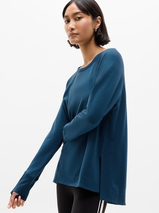 Coaster Luxe Recover Sweatshirt | Athleta