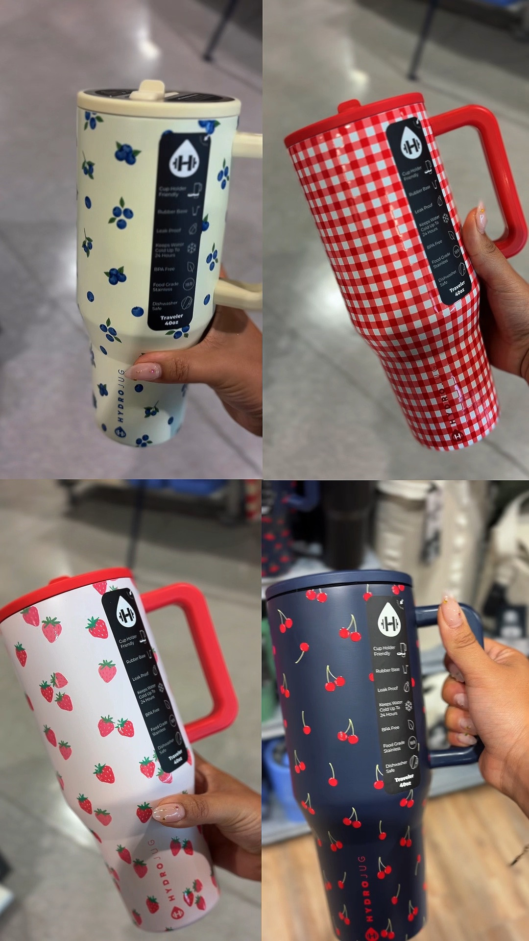 Hydrojug came out with the CUTEST summer drop omg! It has been a while since I’ve purchased a new tumbler because nothing really got my attention but this drop was soooo good! I came for the blueberry with the butter yellow background and left with cherries and a picnic table themed tumbler as well 🙃 I just couldn’t leave those beauties at the store 😩 #hydrojug #summerdrop #perfectforsummer

#LTKselfcare #LTKSeasonal #LTKActive