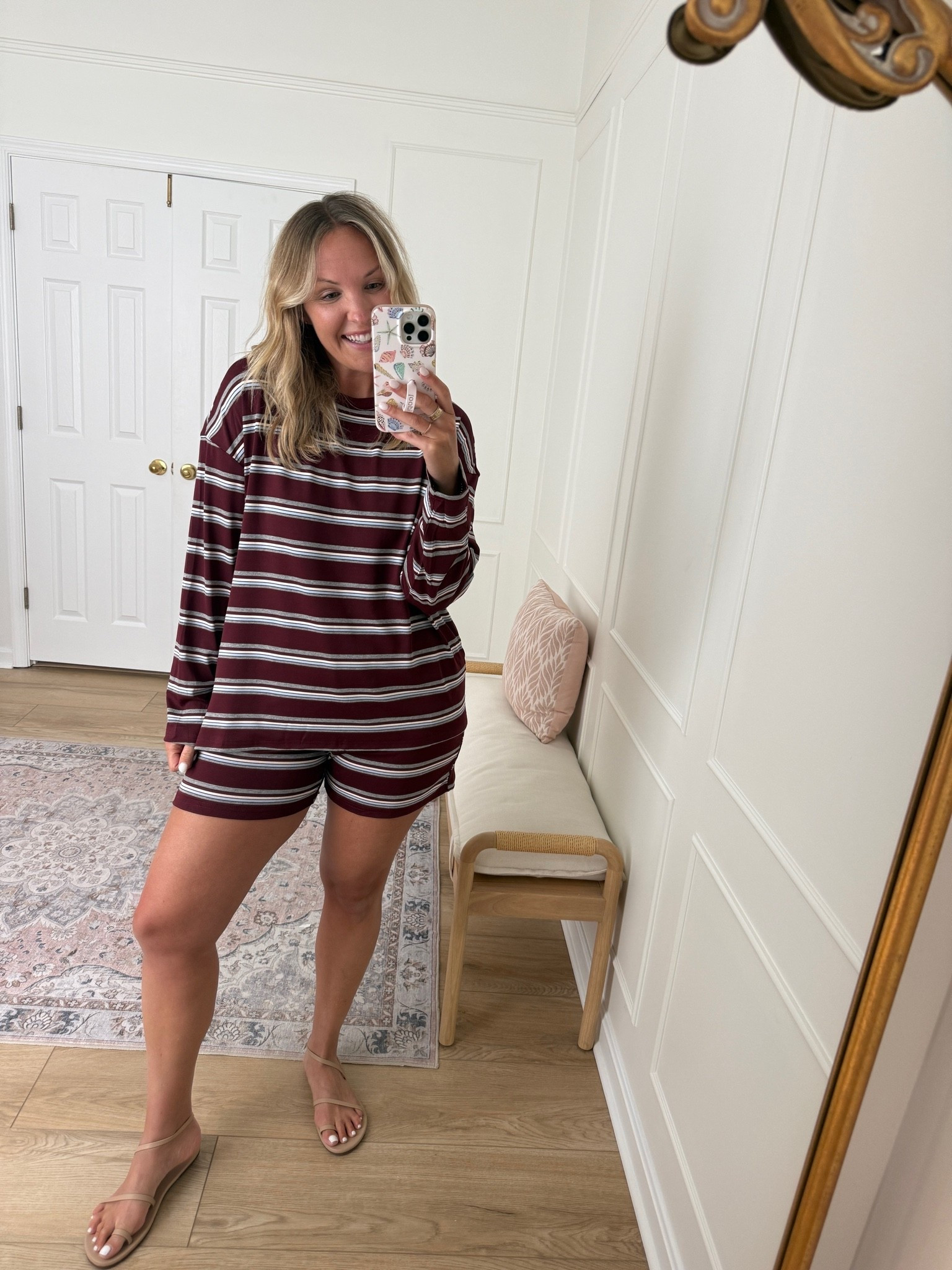 Fall lounge set - wearing a large
