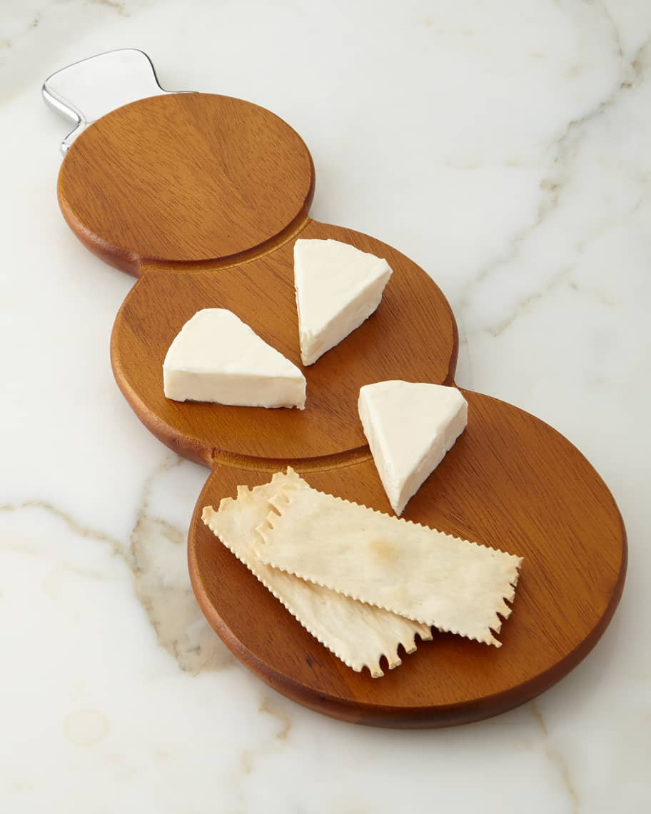 Nambe Snowman Cheese Board | Neiman Marcus