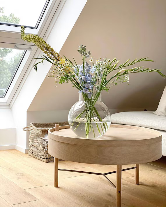 Sphere Clear Glass Vase | Decorative Vase | Round Vase | Globe Vase | Flower Vase | Minimal Vase ... | Etsy (US)