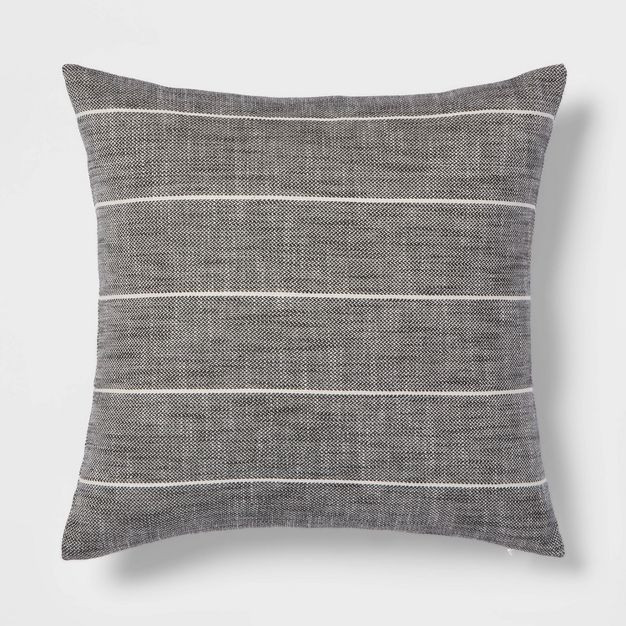 Cotton Striped Square Throw Pillow - Threshold™ | Target
