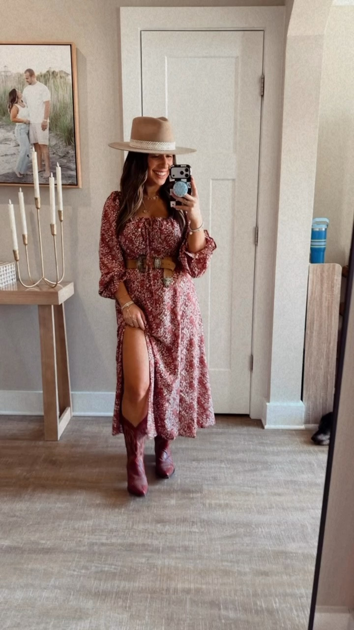 I can’t get over this boho chic Amazon dress for concert season. The fit, the pattern and the material are so good. I feel so confident in this and can’t wait to wear it out again and again. 
Country concert outfit inspo, girls day out outfit inspo 

#LTKFestival #LTKSeasonal #LTKPetite