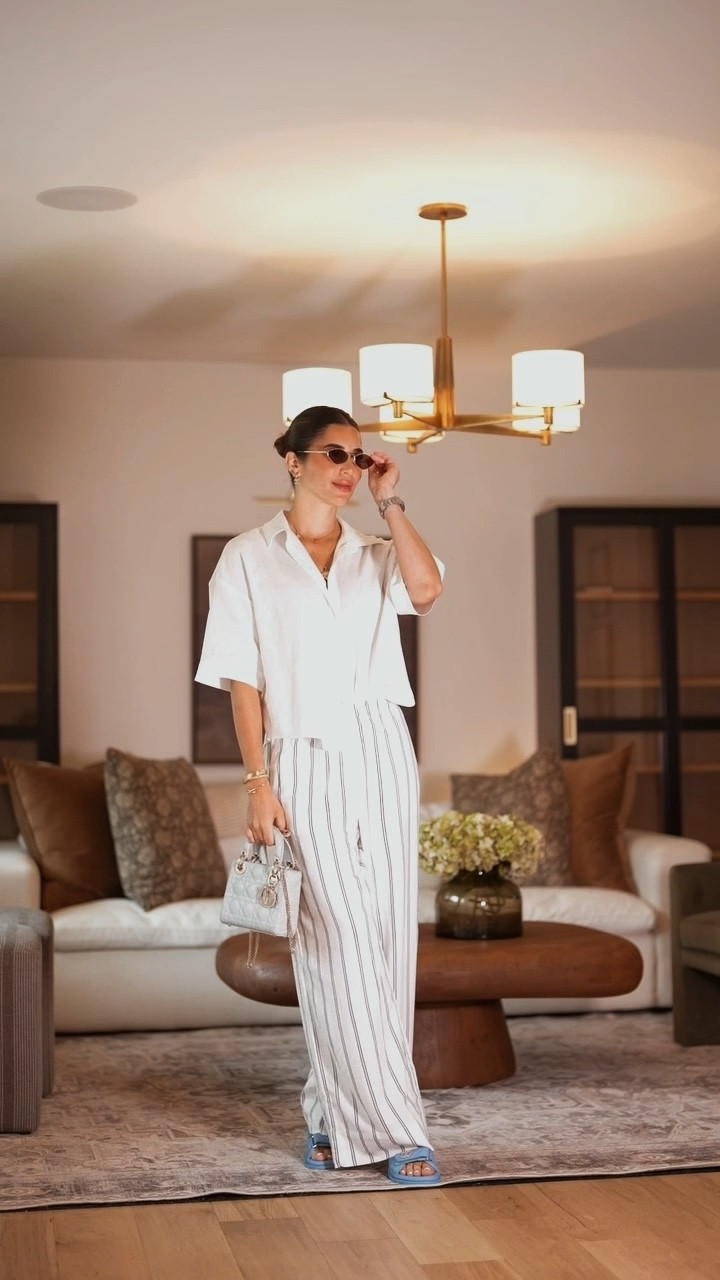 OOTD for a casual lunch date
Wearing small in both


Full Linen outfit 
Vacation outfit, euro summer, italy outfit, resort wear

#LTKStyleTip