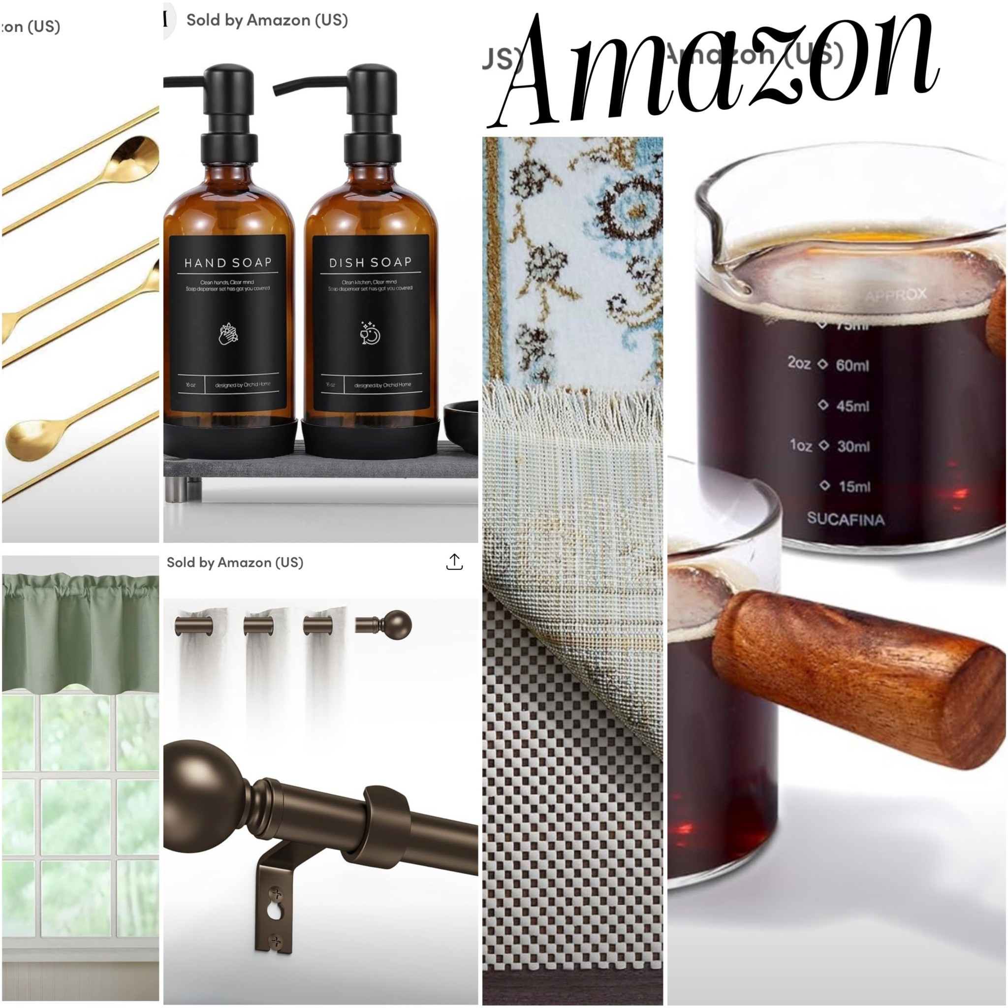 Check out these amazing Amazon home finds! 🏡✨ From stylish curtain rods 🪟 to chic soap dispensers 🧴, and gorgeous gold spoons for your coffee ☕✨—we've got everything you need to spruce up your home for spring! 🌸🌷🛋️

#LTKSpringSale #LTKU #LTKWatchNow