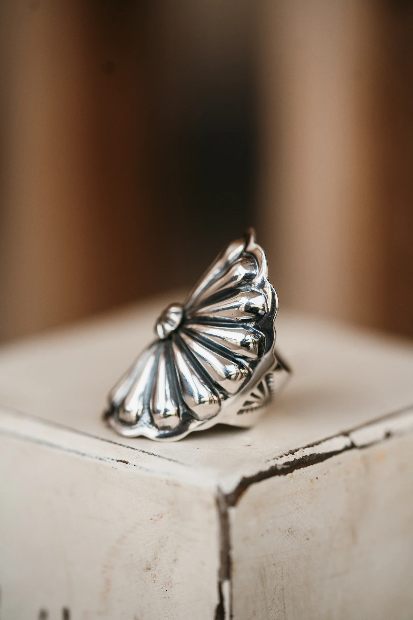 Jilly Ring | Concho Wrap | Goldie Lew Jewelry