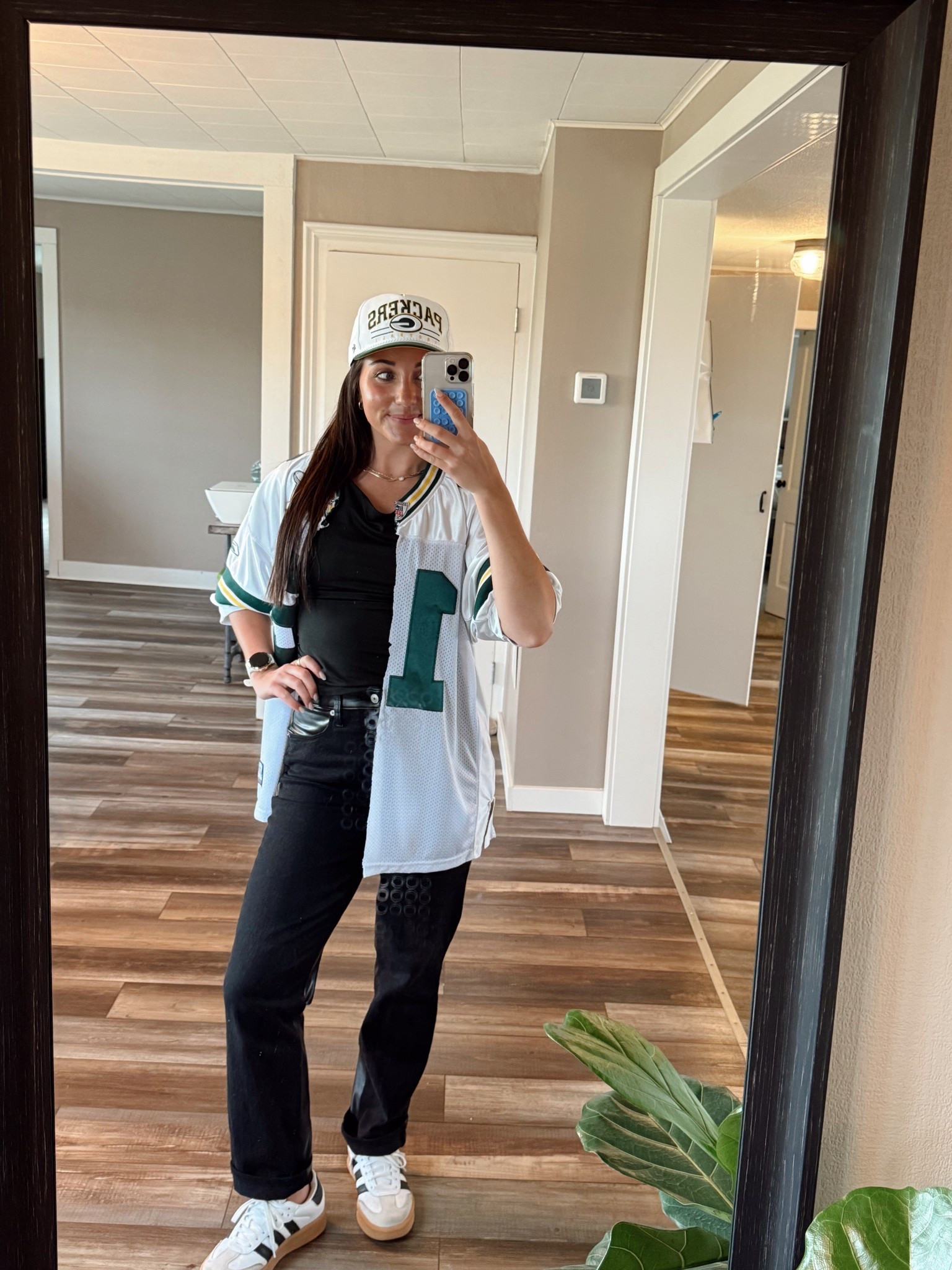 NFL Draft ootd 💚💛 

#LTKFindsUnder100 #LTKShoeCrush #LTKWatchNow