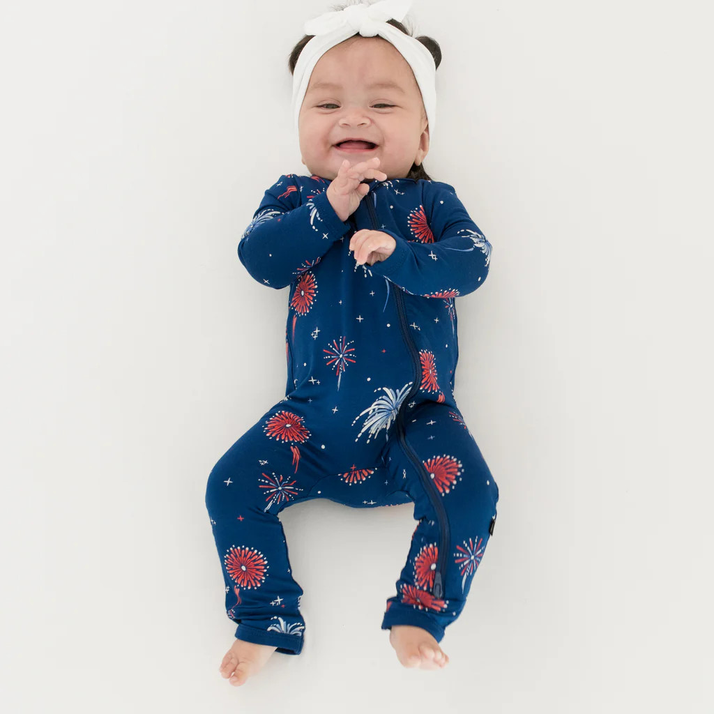 Zippered Romper in Celebration | Kyte BABY