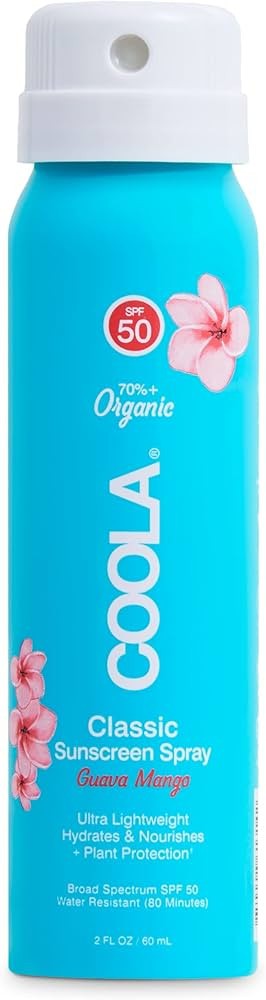 COOLA Organic Sunscreen SPF 50 Sunblock Spray, Dermatologist Tested Skin Care for Daily Protectio... | Amazon (US)