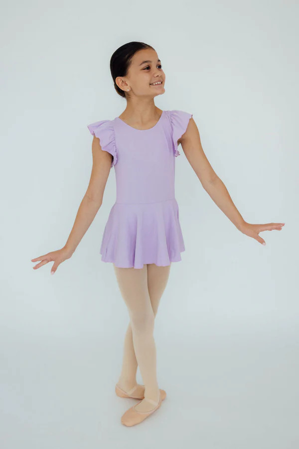 Lavender S/S Twirl Leotard | Mila and Rose