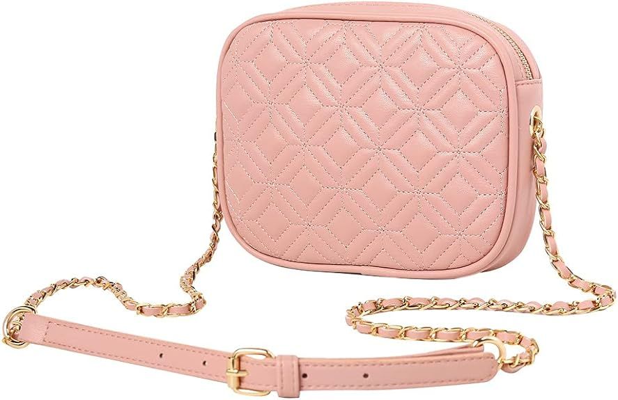 Shoulder bags for Women Fashion Satchel Purses Top Handle Tote Zipper Leather Crossbody Bags | Amazon (US)