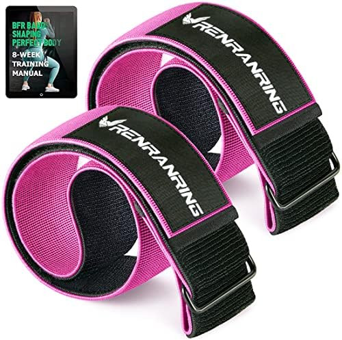Booty Bands for Women Glutes - Bfr Blood Flow Restriction Bands with 8-Week Guide for Legs, Butt ... | Amazon (US)