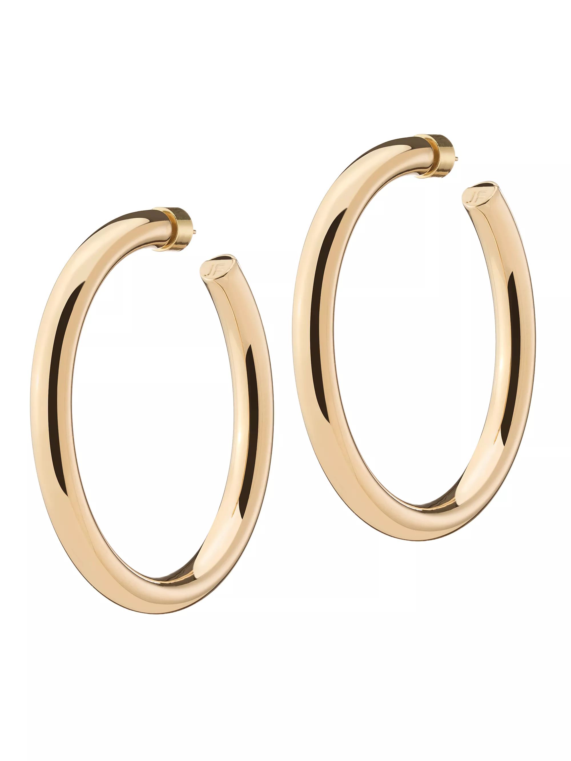 Samira 10K Gold-Plated Hoops | Saks Fifth Avenue