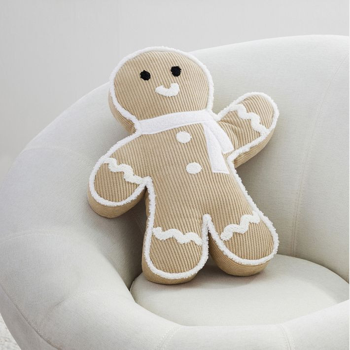 Gingerbread Man Pillow | Pottery Barn Teen
