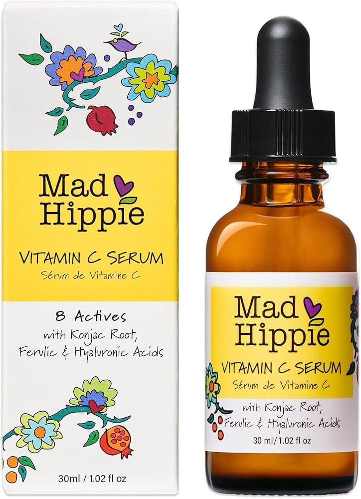 Mad Hippie Vitamin C Serum for Face with Hyaluronic Acid, Vitamin E & Ferulic Acid - Vitamin C Fa... | Amazon (US)