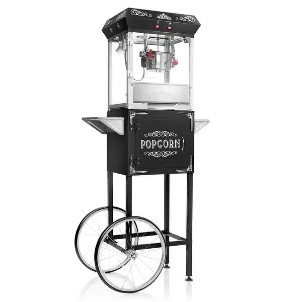 Vintage Style Popcorn Machine Popper with Cart and 6-Ounce Kettle | Bed Bath & Beyond