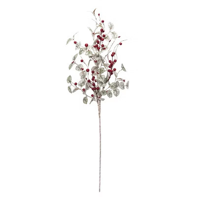 Transpac 32 in Multicolor Christmas Winterberry Spray Artificial Stems for Holiday Decor | Target