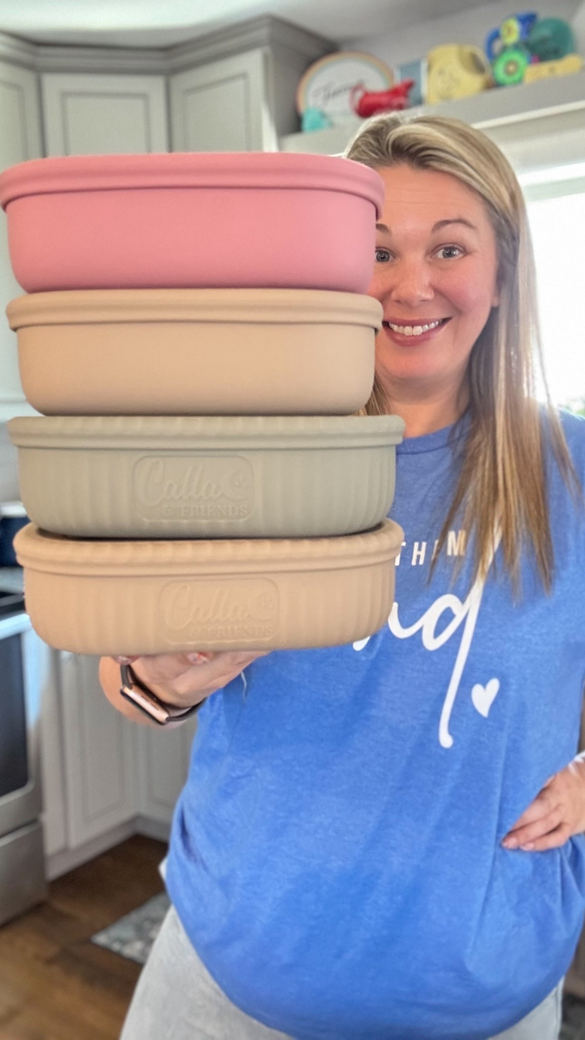 The Bento Boxes are perfect!  Leak-Proof Lid, 100% Food Grade Silicone, Versatile and Convenient, Easy to Clean & Store, and Perfect for All Ages! 

Grab em at @Calla & Friends and use code COLLINS10 to save!  