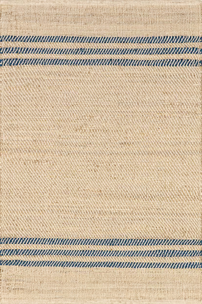 Natural Meadow Striped Jute Flatweave 8' x 10' Area Rug | Rugs USA
