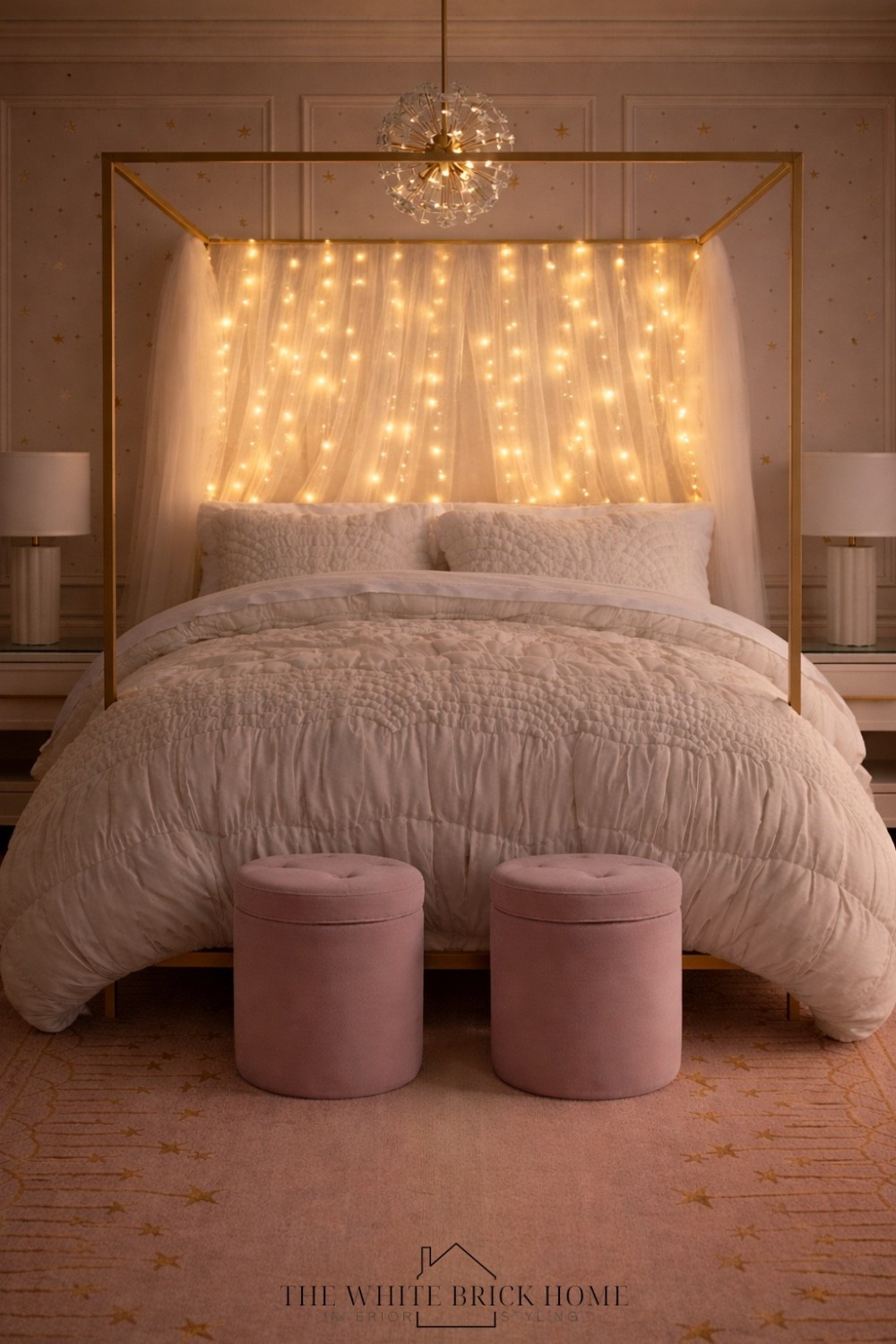 A dreamy, gold kissed retreat where soft blush tones and starry details create the perfect blend of elegance and whimsy. 

Kids room, girls room, girls room bedding, girls room decor, girls room ideas, girls room rug, girls room ottoman, girls room furniture, girls room lighting, girls room theme, girls room furniture, girls room design ideas, girls room decor ideas, home decor, ballet bedroom, ballet room, girls room finds, girls room inspiration, girls room bed, girls room nightstand, pottery barn, pottery barn girls room 



#LTKHome #LTKmomlife #LTKKids