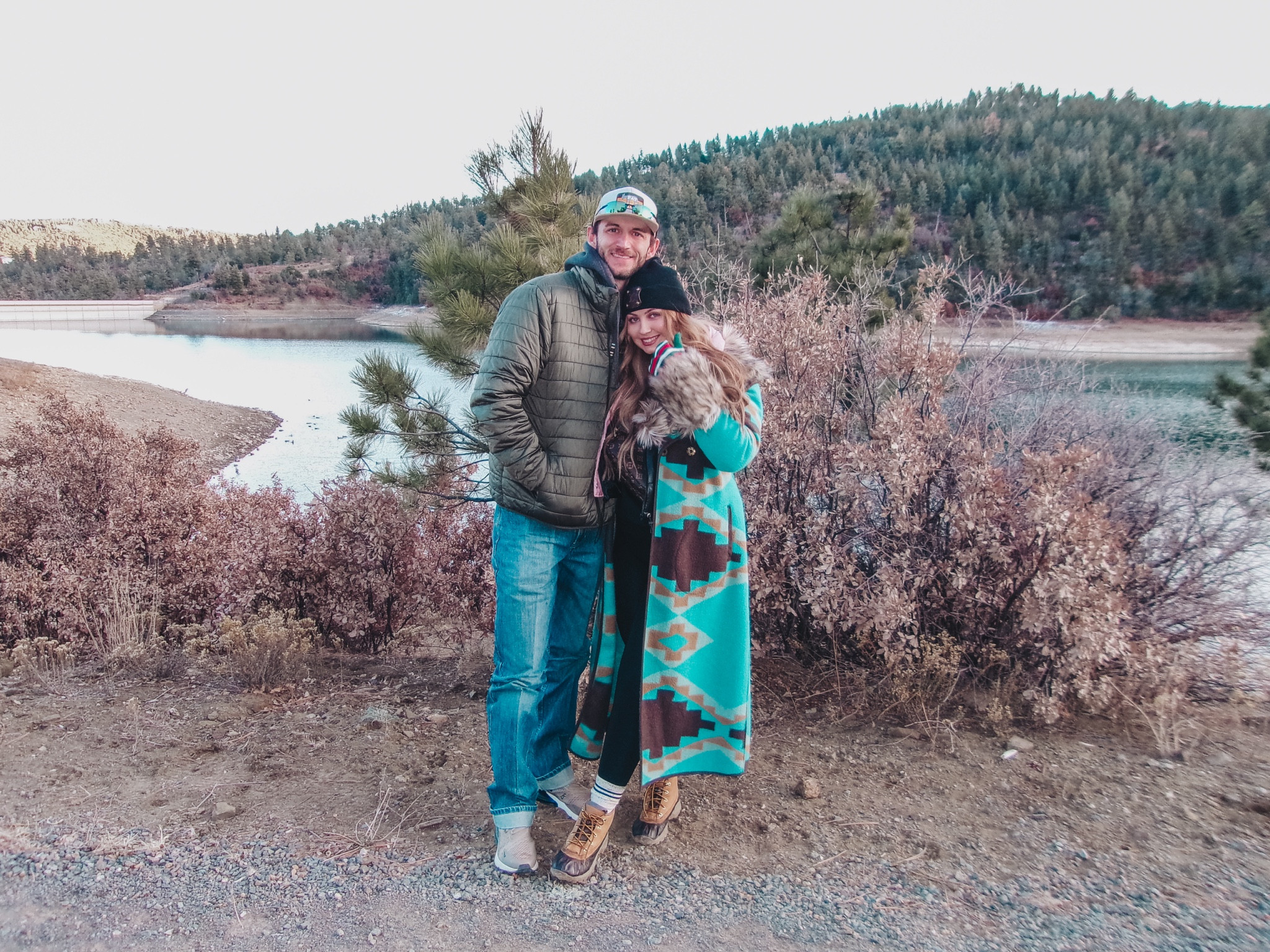 Thankful for this coat because it kept me warm in the freezing New Mexico weather 😩