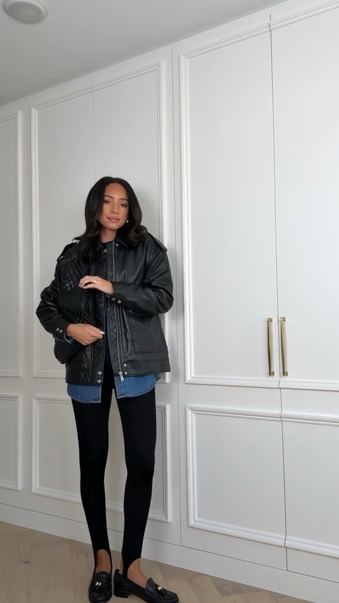 Fall outfit on SALE!! Wearing size S cashmere sweater, size S denim shirt, size S genuine leather jacket and size S leggings 



Fall fashion 
Fall outfit 
Nordstrom sale 
Weekend outfit
Casual outfit

#LTKSeasonal #LTKSaleAlert #LTKStyleTip