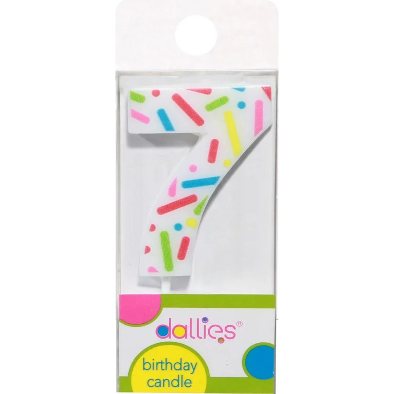 Dallies Birthday Candle, #7 | Walmart (US)