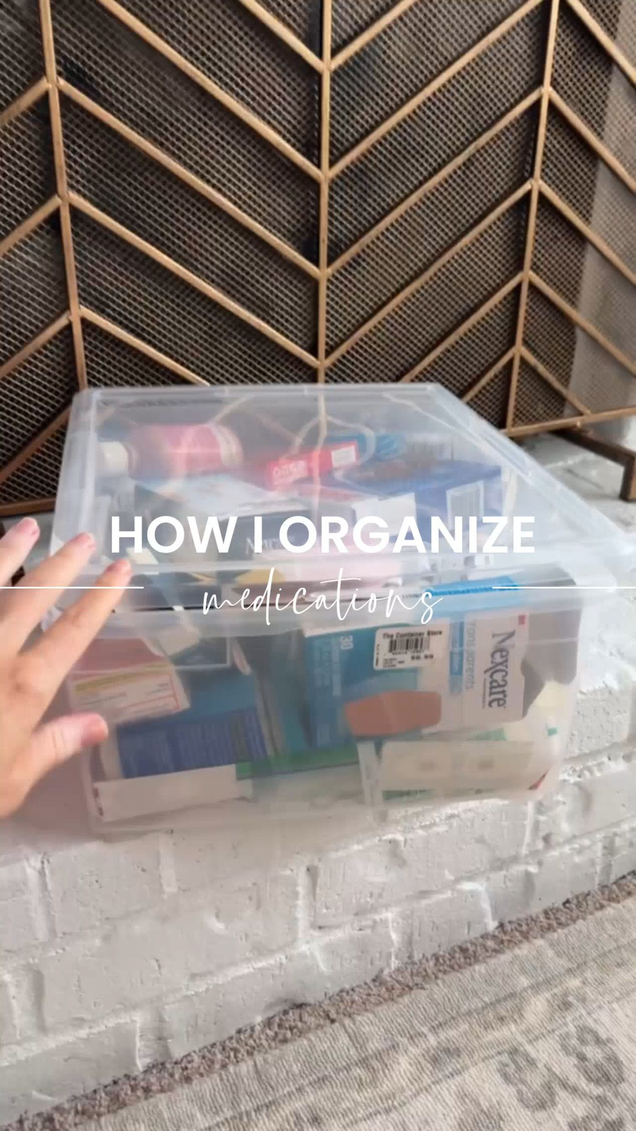 Amazon medication kit organization for our room and our daughter’s room. Clear, labeled cases keep everything in one spot, perfect for cold season or everyday essentials. Stackable and compact to fit in cabinets or closets. #LTKHome #LTKFamily #LTKOrganization 

 