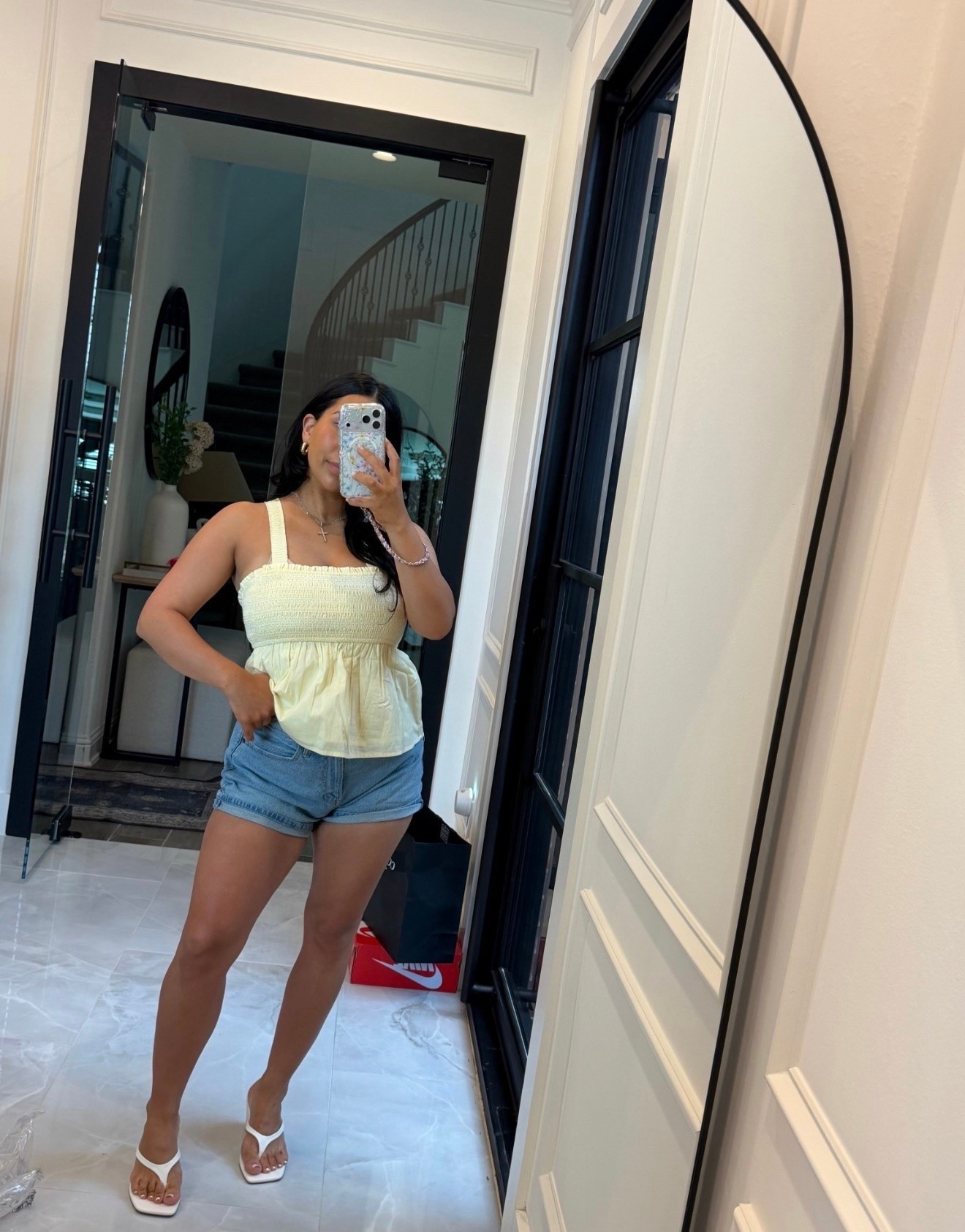40% off shorts at Abercrombie today!!

Love this top for spring (it’s convertible so you can remove the straps and make it a tube top) + my fave denim shorts and the cutest wedges! So cute and easy to throw on- also nursing friendly. Wearing XS @abercrombie  
 


Spring dress
Yellow
 Postpartum 
Mom outfit 
Spring 
Spring dress
Ootd


#ltkootd #ltkdayinmylife #ltkmothersday 


#ltkgrwm #ltksalealert #ltkbaby

#LTKActive #LTKPetite #LTKstorytime

ltksalealert ltkbaby ltksale ltkootd ltkmothersday ltkpetite ltkactive primeday2022 ltkxprimeday ltkxprime ltkdayinmylife ltkstorytime ltkspringsale ltkgrwm

#LTKmomlife #LTKMothersDay #LTKootd
