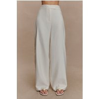 Cyrene Linen Wide Leg Pants / Oat Marle | MESHKI | XS | MESHKI US