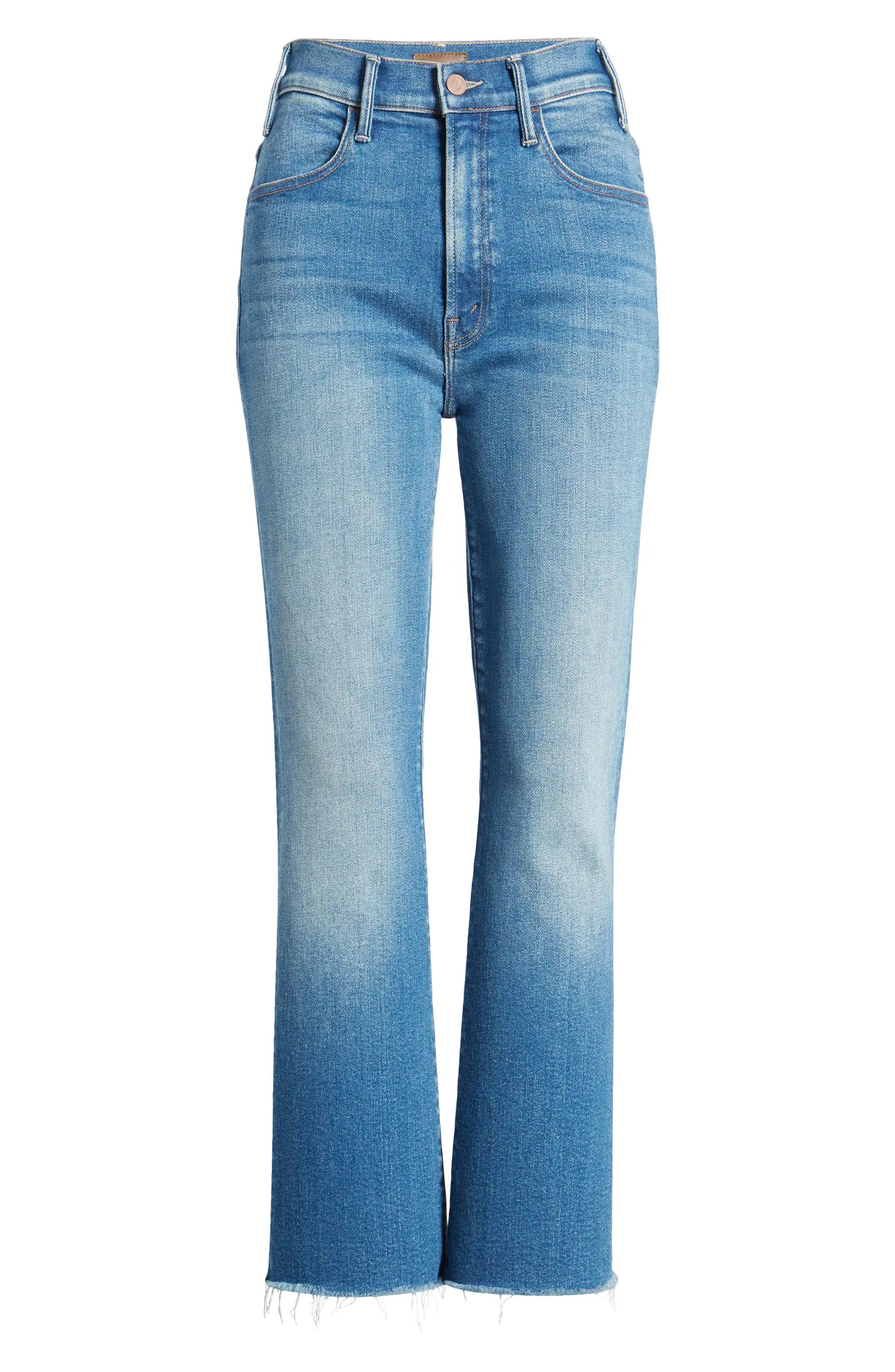The Hustler Frayed Ankle Jeans | Nordstrom