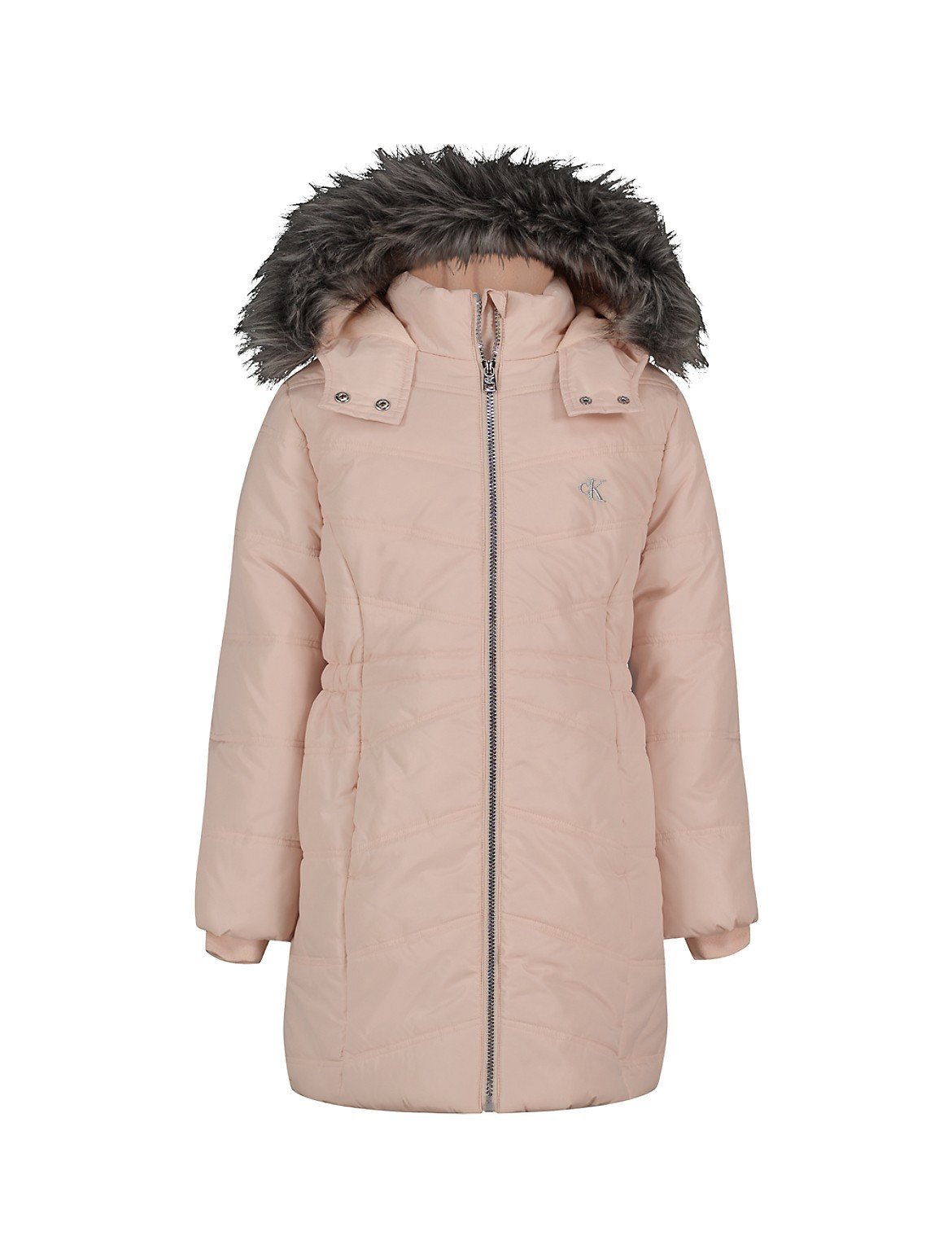Calvin Klein Girls' Girls Hooded Puffer Jacket - Pink - XL | Calvin Klein (US)