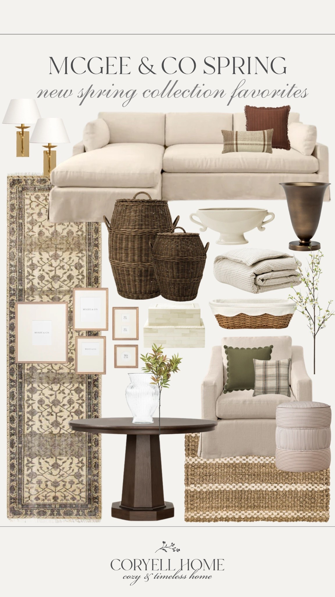 McGee & Co spring new arrivals 😍 Love these moody neutrals paired with light and airy accents for this season 

#LTKSeasonal #LTKHome