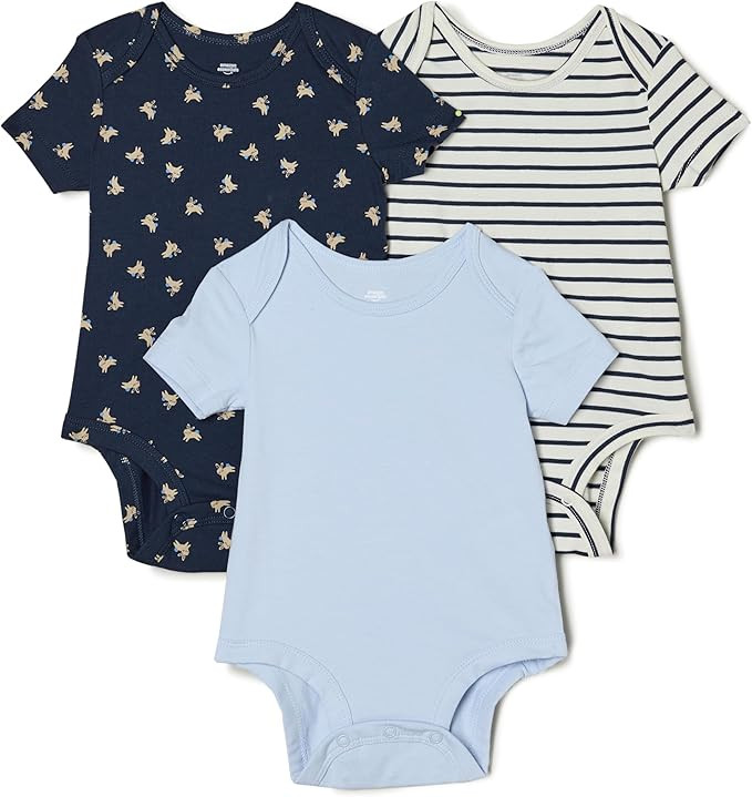 Amazon Essentials x Sofia Grainge Unisex Babies' Short Sleeve Crewneck Bodysuit | Amazon (US)