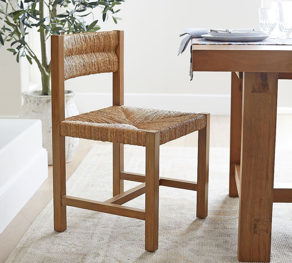 Malibu Woven Dining Chair | Pottery Barn (US)