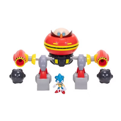 Sonic the Hedgehog 2.5" Hammer Egg Robot Battleset with Figure | Target