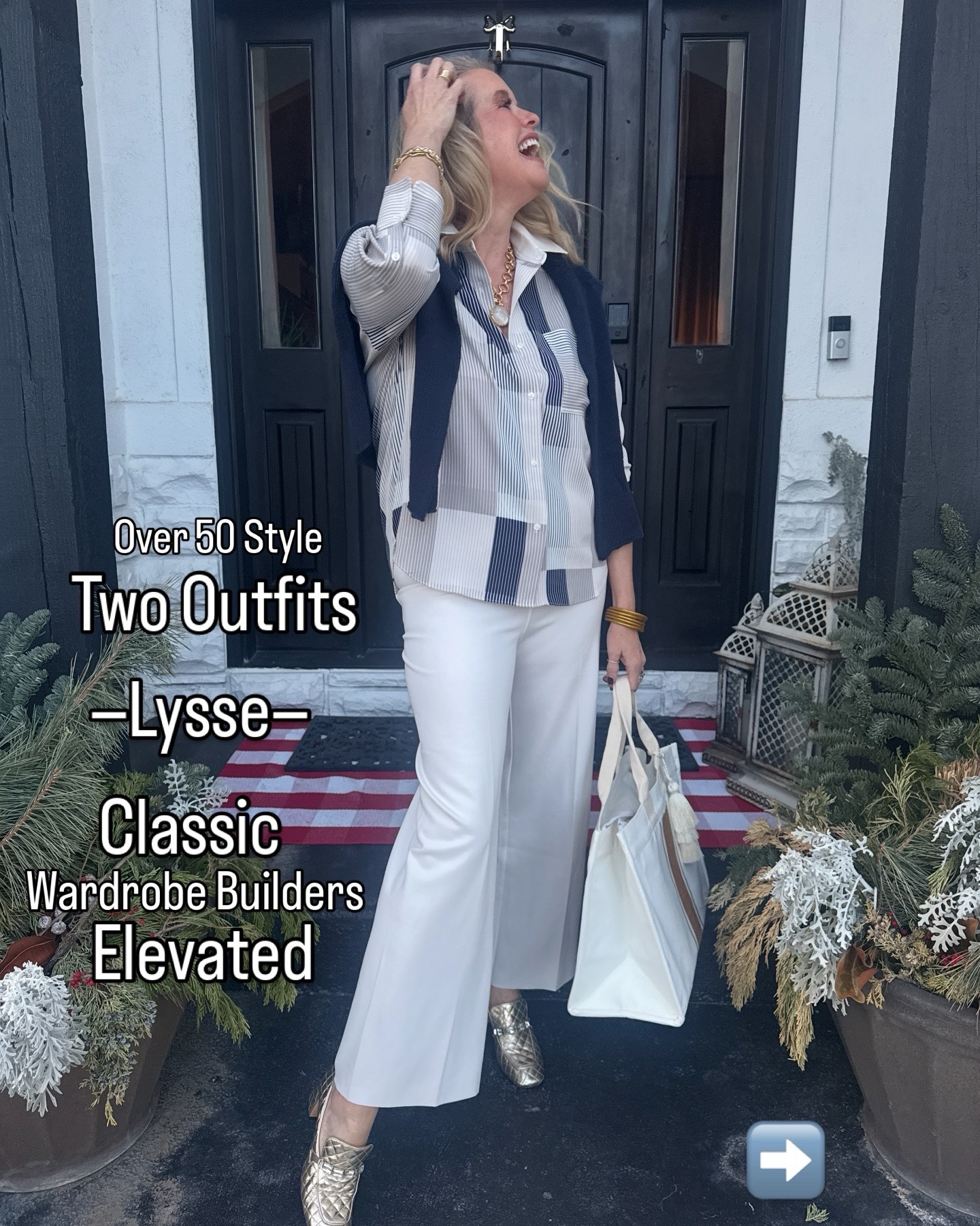 —Over 50 Style—

Two Outfits✔️

Wardrobe builders you’ll wear on repeat, be able to style multiple ways and wear NOW and into Spring by @lyssenewyork 

Slide➡️ To view each outfit, details and tips on every photo✔️

These are classic pieces, that fit great and have a little extra something✔️


#LTKOver40 #LTKootd #LTKWorkwear